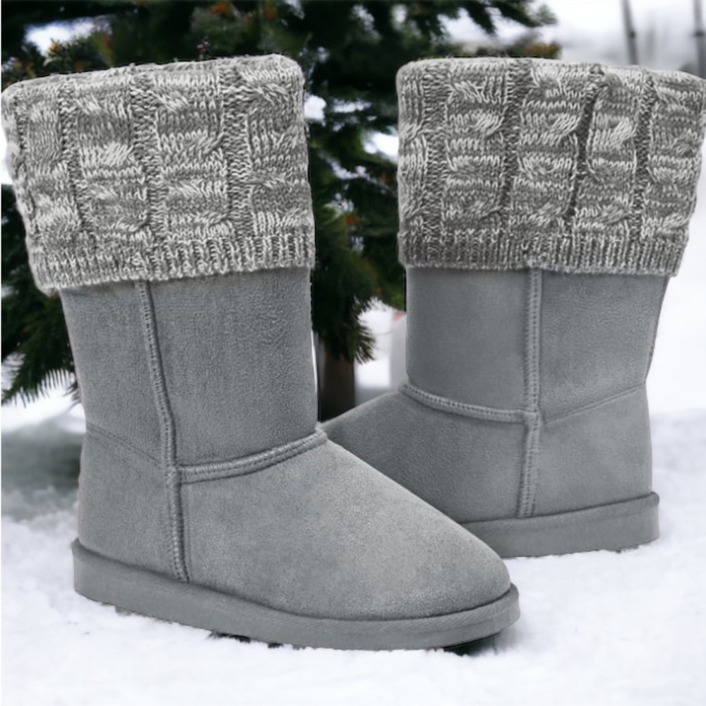 Fabkids Sweater boots - youth size 7 (women’s 8-8.5)